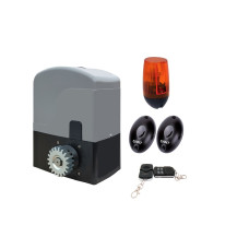 Комплект SET IZ-1200 электропривод + пульт ДУ 4-х канальный + PULSAR (230) сигнальная лампа + IR30M фотоэлементы для наружной установки