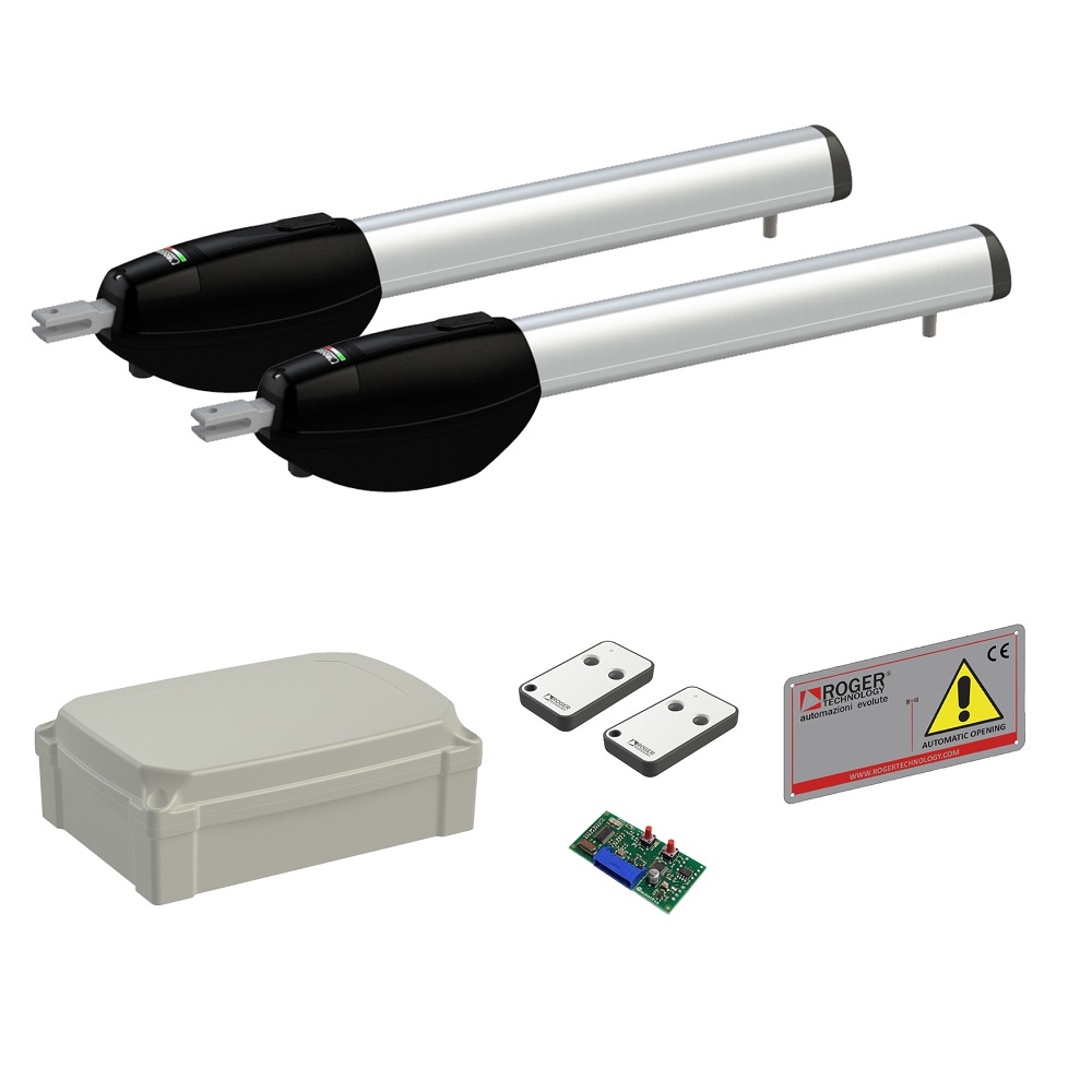 Автоматика для распашных ворот Roger Technology KIT BE20/210 GO 