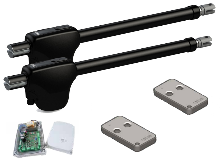 Автоматика для распашных ворот Roger Technology KIT MONOS4 
